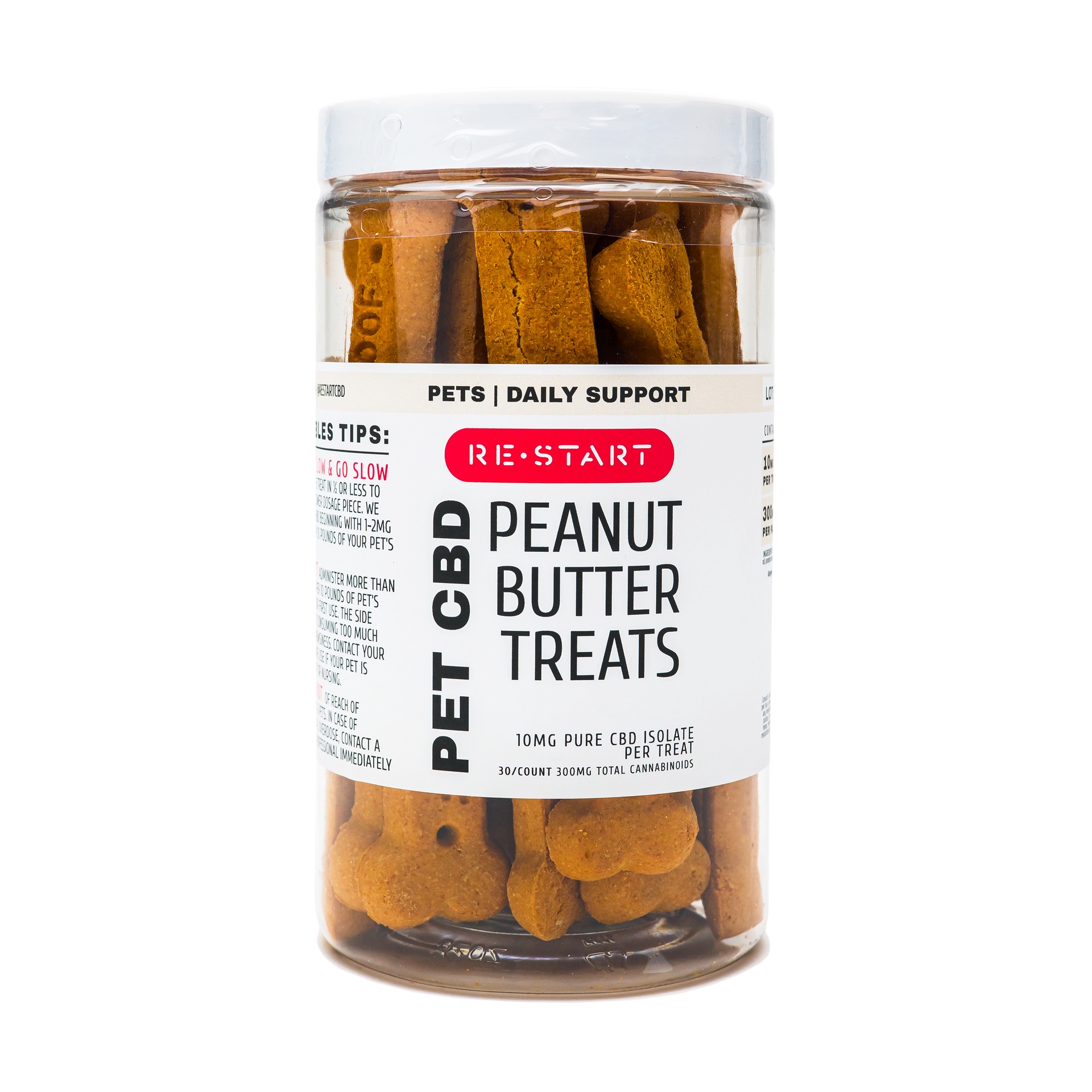 Pet CBD Calming Dog Treats NO THC 10MG / 30-ct